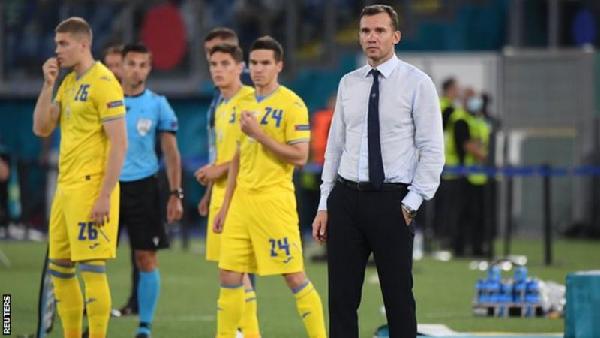 Andriy Shevchenko led Ukraine to the European Championship quarter-finals for the first time in their history