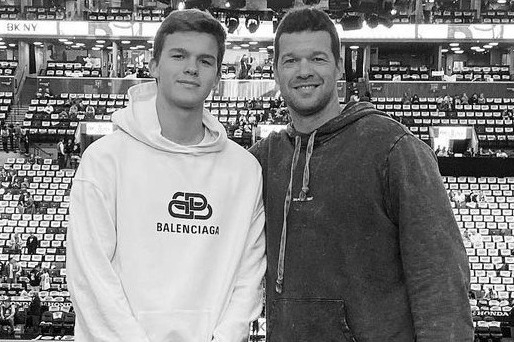 Emilio Ballack (left), son of former Chelsea footballer Michael Ballack (right), has passed away