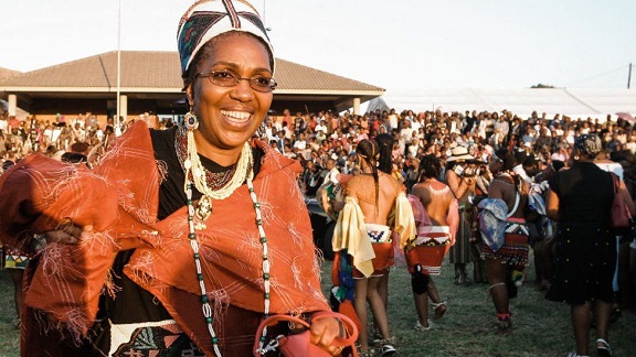 Queen Mantfombi Dlamini-Zulu, seen here in 2004, died unexpectedly at the end of April