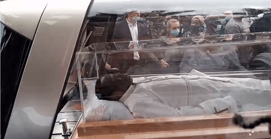 TB Joshua's body arrive for Day 2 of burial