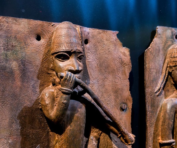  Looted Benin Bronzes on display at the Linden Museum in Stuttgart, Germany. Thomas Niedermueller/Getty Images Jürgen Zimmerer, University of Hamburg