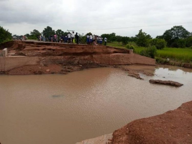 The floods over the weekend washed away major roads in parts of the region.