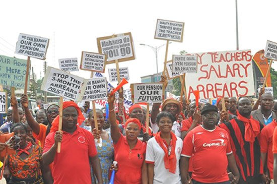 Labour organisations hit the streets today