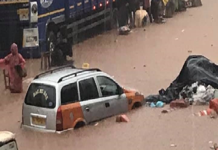 The floods caused devastation in Kumasi