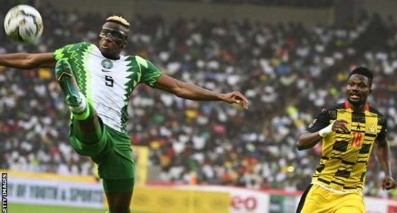 Nigeria will be missing from the 2022 World Cup after defeat by fierce rivals Ghana in a qualifying play-off