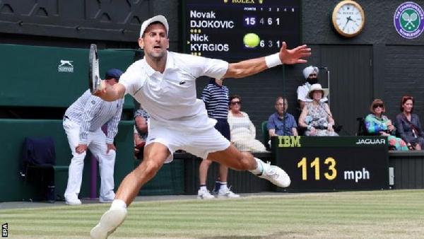 Djokovic beat Nick Kyrgios to win this year's Wimbledon title