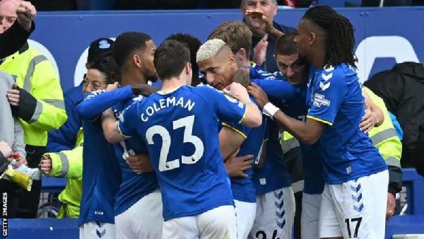 Richarlison's winner has moved Everton to within two points of safety