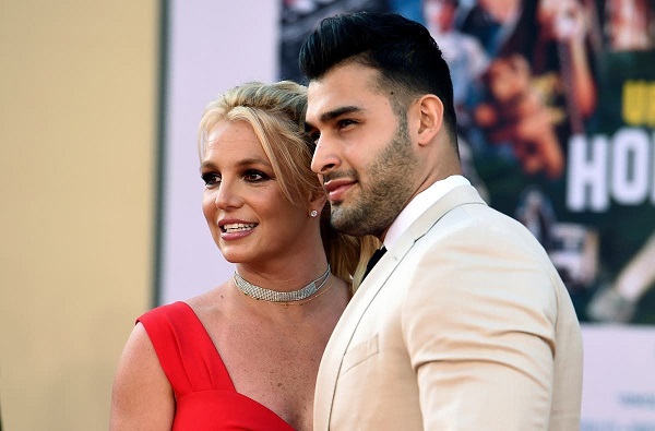 Britney Spears with Sam Asghari