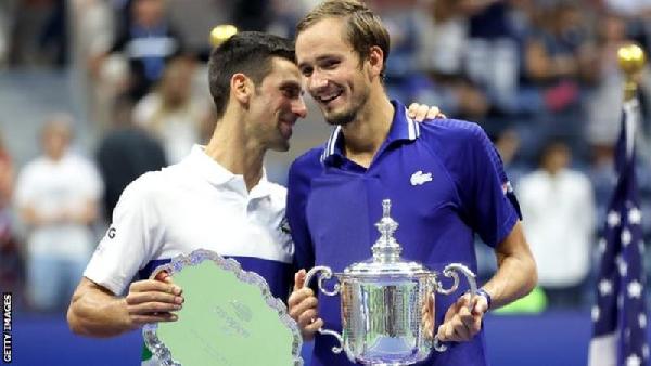 Daniil Medvedev won his first Grand Slam title by beating Novak Djokovic in last year's US Open men's singles final