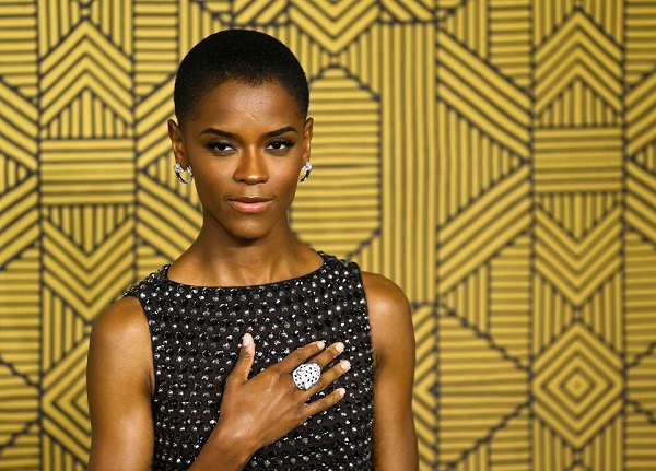 Cast member Letitia Wright attends the premiere of 