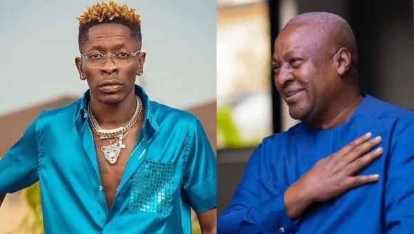 Shatta Wale and ex-President John Dramani Mahama