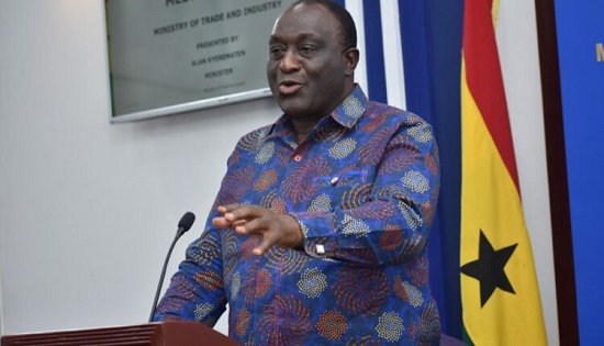 Minister of Trade and Industry, Alan Kwadwo Kyeremanten