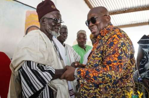 Naba Asigri Abugrago Azoka II and President Akufo-Addo