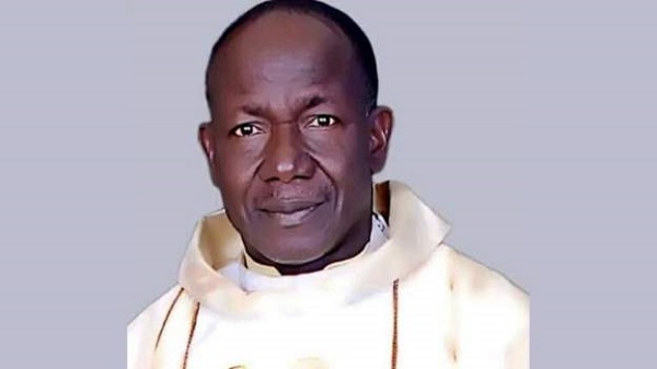 Father Isaac Achi was serving as the parish priest