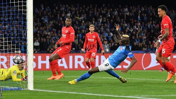 Victor Osimhen has scored 23 goals in 28 games for Napoli this season
