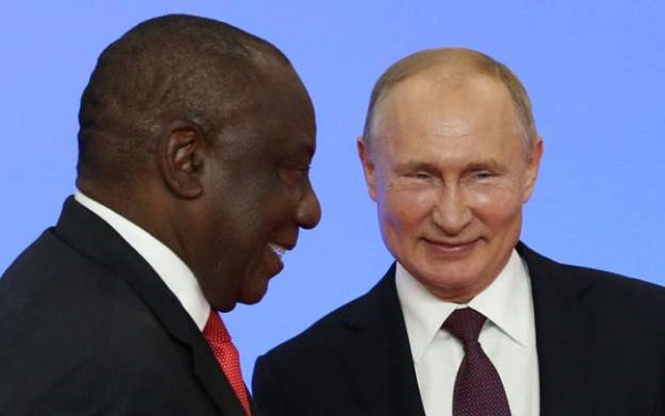 Mr Putin is scheduled to travel to South Africa in August