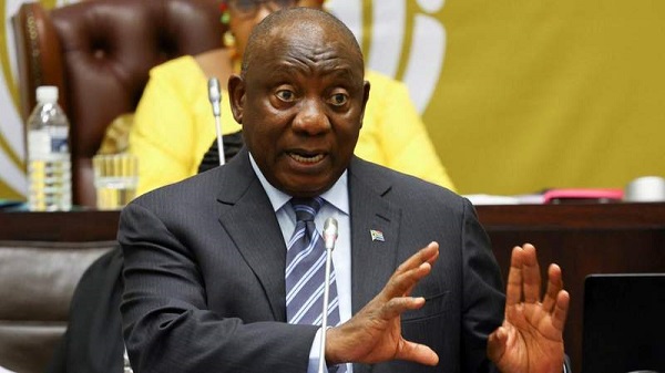South African President Cyril Ramaphosa told parliament his government was looking into the claims
