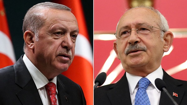 Recep Tayyip Erdoğan and Kemal Kilicdaroglu.