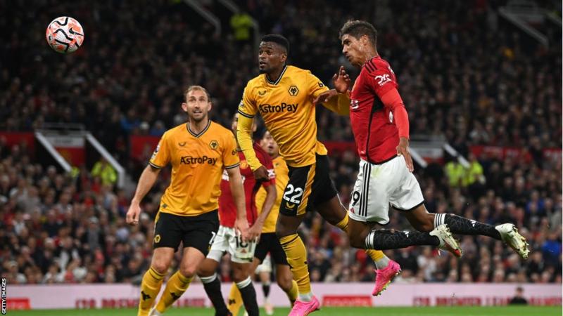 Raphael Varane scored his third goal for Manchester United