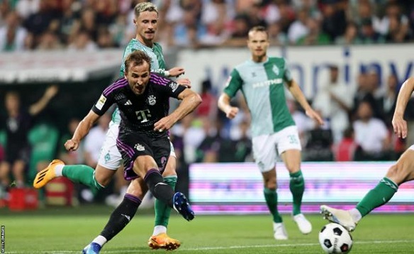 Harry Kane joined Bayern Munich for an initial 100m euros (£86.4m) plus add-ons from Tottenham this summer