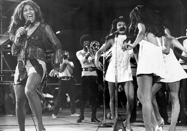 Queen of Rock and Roll Tina Turner performing in Ghana, West Africa, 1971