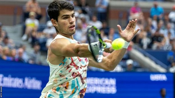 Carlos Alcaraz is into his sixth Grand Slam quarter-final