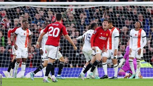 Victor Lindelof scored his first Premier League goal of the season