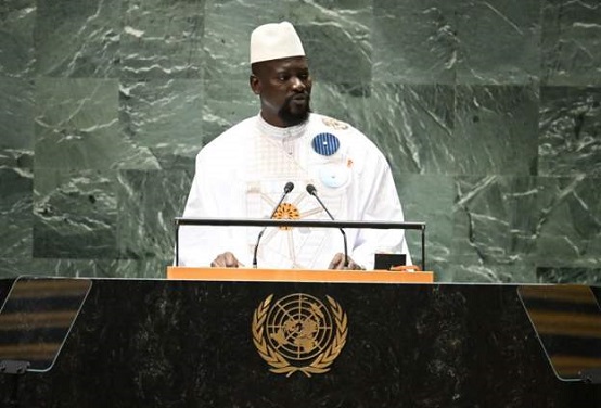 Col Mamady Doumbouya defended military intervention in Africa's politics