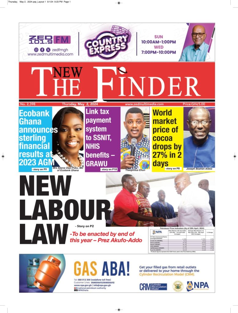 Newspaper headlines Thursday, May 2, 2024 Prime News Ghana