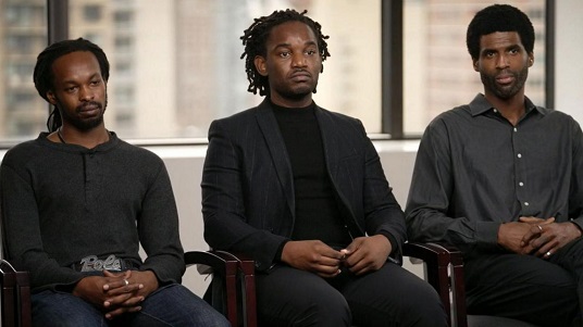 From left: Alvin Jackson, Emmanuel Jean Joseph and Xavier Veal