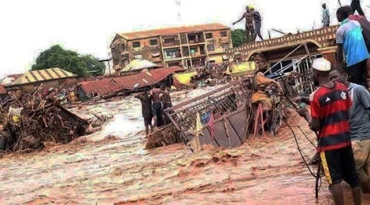 Nigerian official warn that the death toll could rise further as a number of people were washed into the River Niger