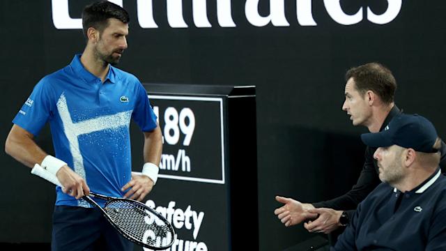 Novak Djokovic (left) holds a 25-11 record over long-time rival Andy Murray