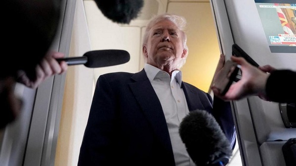 Trump told reporters a deal was close as he arrived in Italy for Pope Francis's funeral