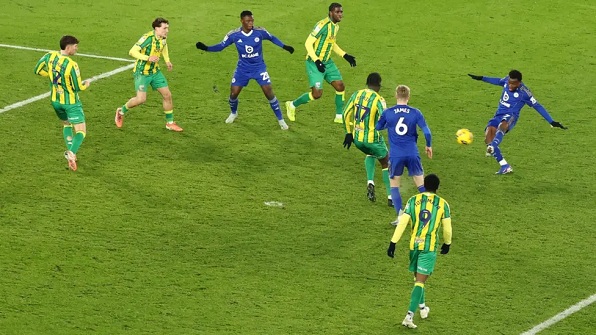 Abdul Fatawu's goal against West Brom was his fifth of the season for Leicester