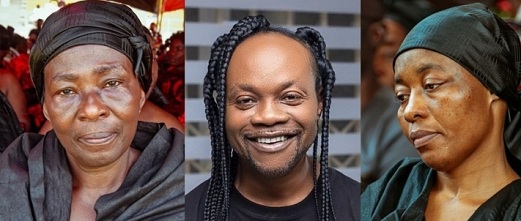 Akosua Serwaa (left), Daddy Lumba, Odo Broni (right)