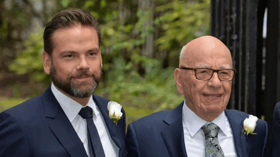 Rupert Murdoch and his son Lachlan