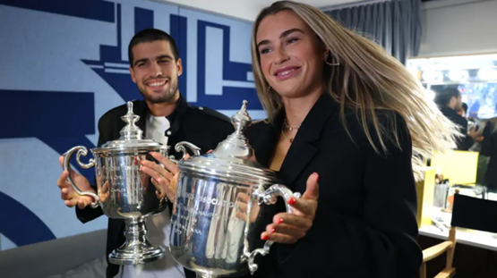 Carlos Alcaraz and Aryna Sabalenka won the US Open singles titles in 2026