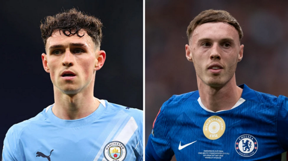 Phil Foden (left) has played in one World Cup with Cole Palmer yet to feature at the tournament