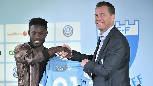 Malmo could terminate Sarfo's contract