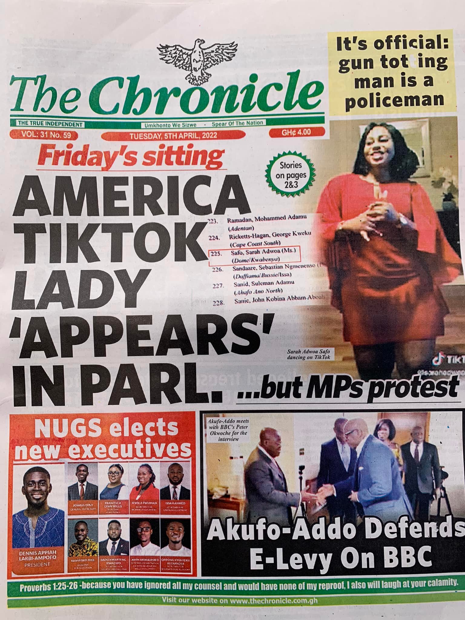 Newspapers Headlines Tuesday April 5 22 Prime News Ghana