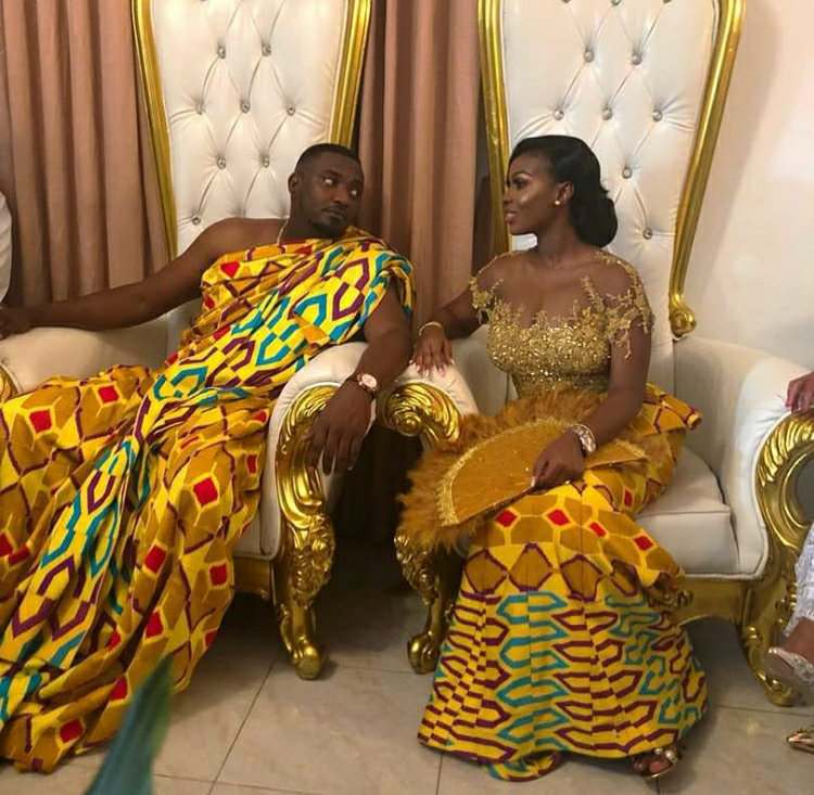Actor John Dumelo and his wife Gifty Mawunya