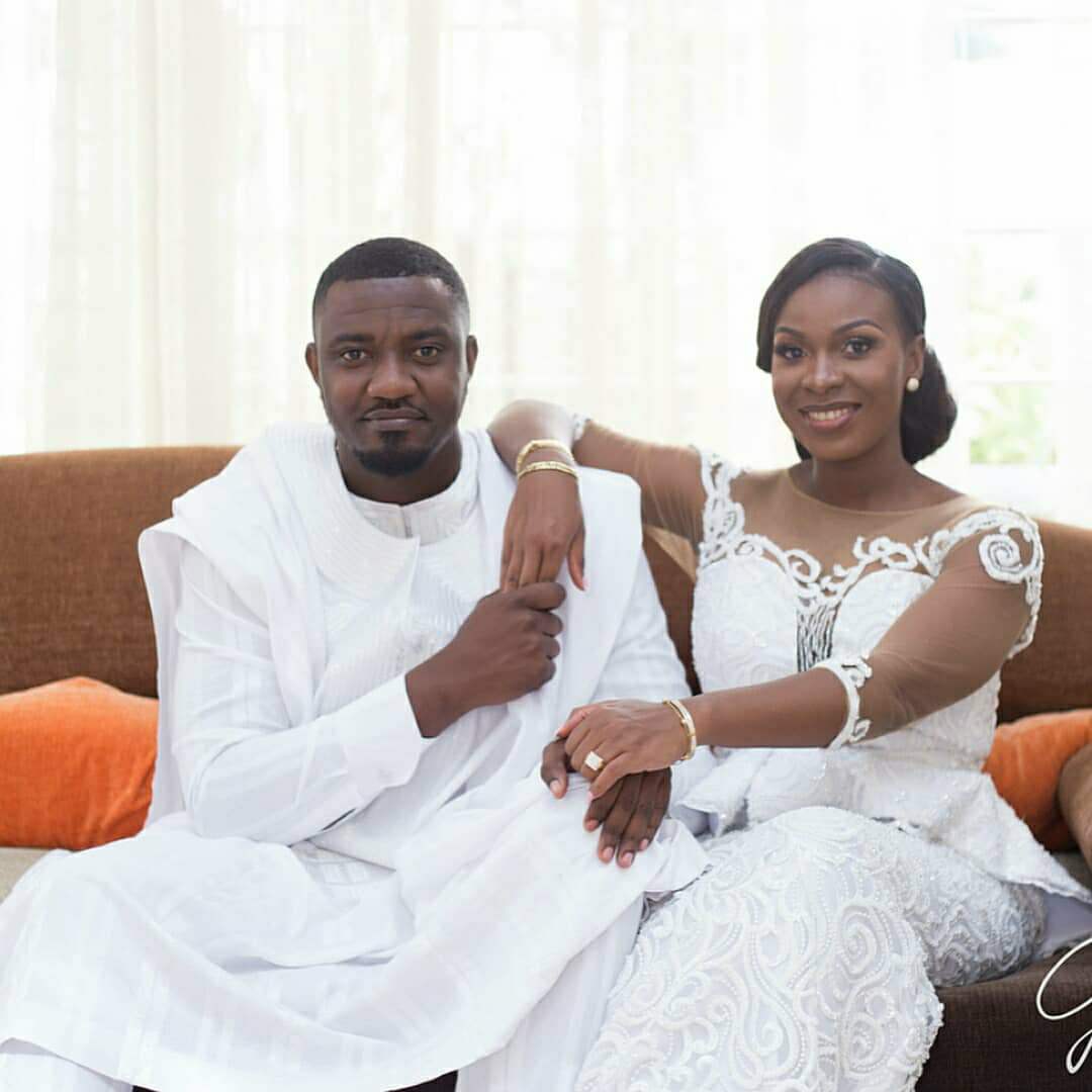 John Dumelo's wife thanks God for her 'yummy dark hot chocolate husband'