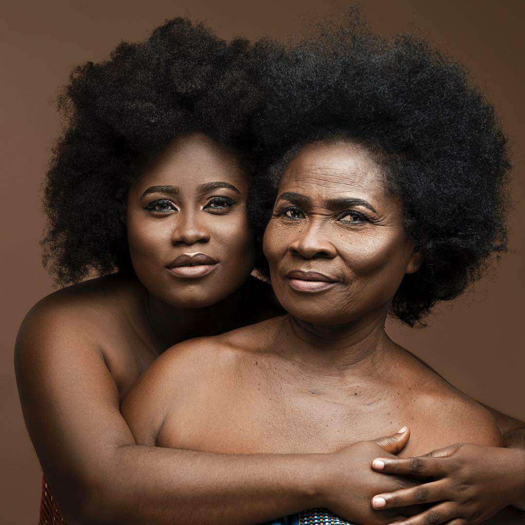 Lydia Forson shared a true picture of her Mother with Love all over 