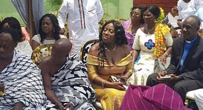 Lovely photos from Becca's traditional wedding