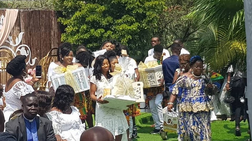 Lovely photos from Becca's traditional wedding