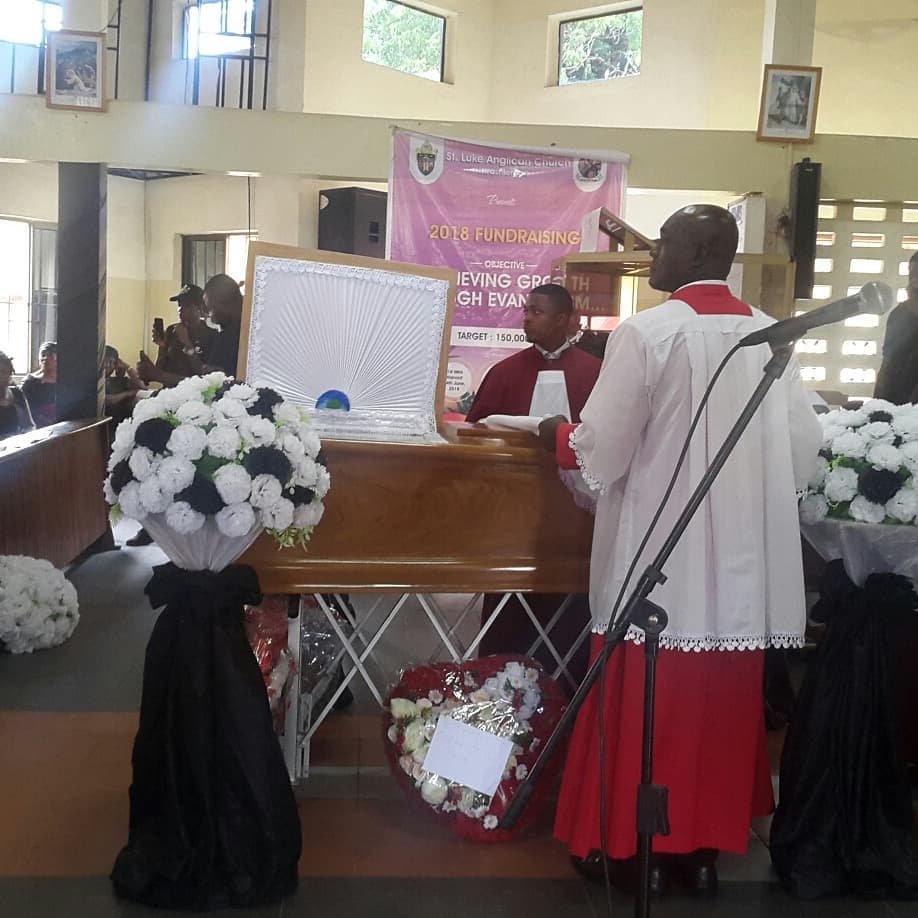 Nana Turkson's burial service in pictures 