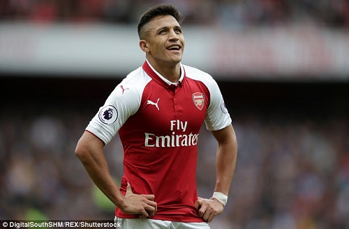 Alexis SÃ¡nchez scored 80 gaols for Arsenal