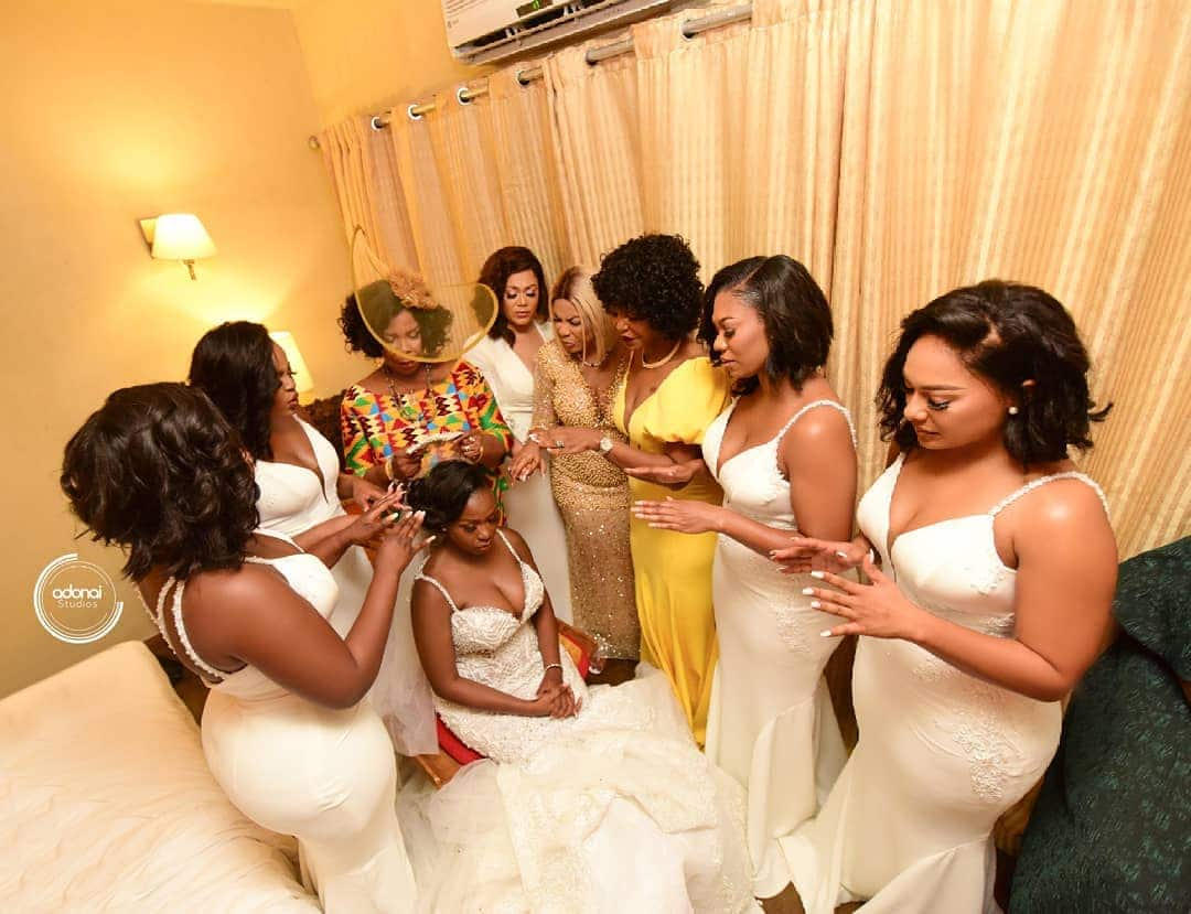 John Dumelo's white wedding