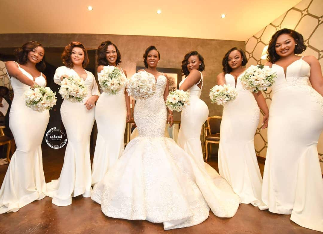 John Dumelo's white wedding