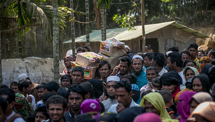 About 50,000 Rohingya muslims fleeing violence in Myanmar